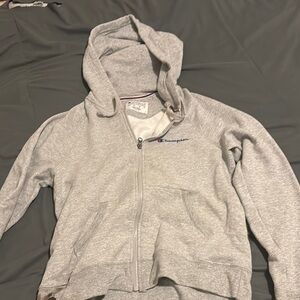 Champion Kids Grey Hoodie Jacket